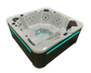 side view of CX-6 hot tub with internal lighting