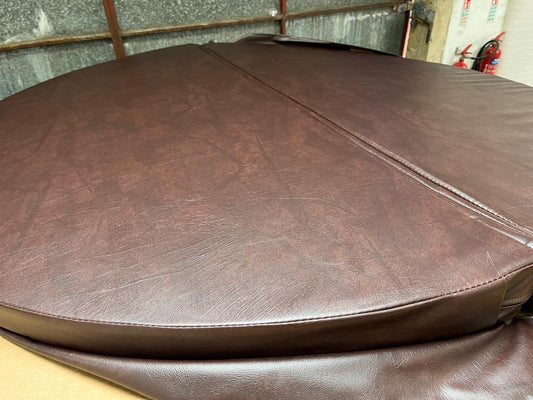 78" Round Mocha Cover - CAT102019